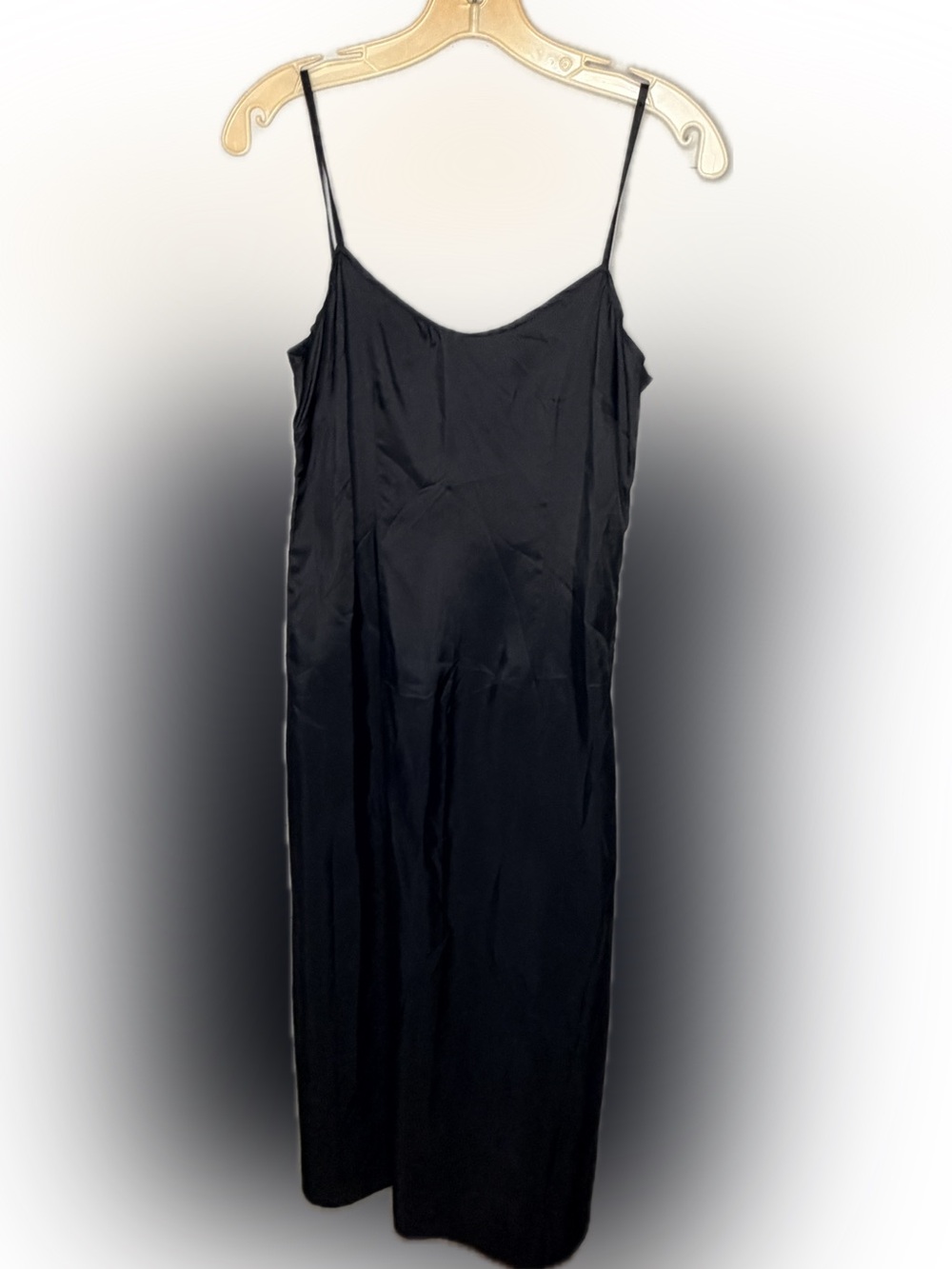 Vivienne Tam Black Long Slip Negligee